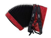Hohner Bravo III 96 Silent Key Red Hohner Bravo III 96 Silent Key Red